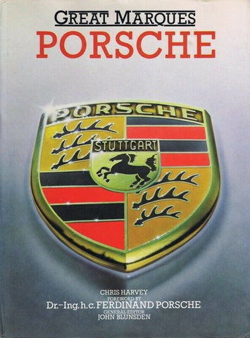 VINTAGE 1980 Great Marques Porsche Hardcover Book Chris Harvey