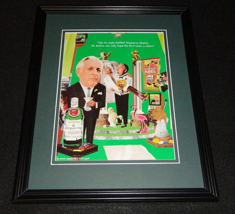 1998 Tanqueray Gin Framed 11x14 ORIGINAL Advertisement 