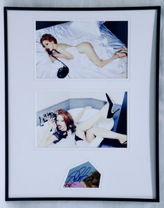 Jessica Chastain Signed Framed 16x20 Lingerie Photo Set  