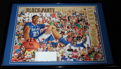 Anthony Davis Framed ORIGINAL 2012 Sports Illustrated Cover Display Kentucky