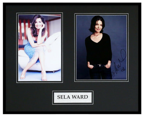 Sela Ward Signed Framed 16x20 Photo Display Sisters Independence Day Fugitive