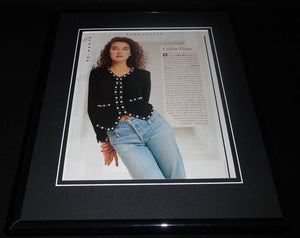 Celine Dion 1991 Framed 11x14 Photo Display 