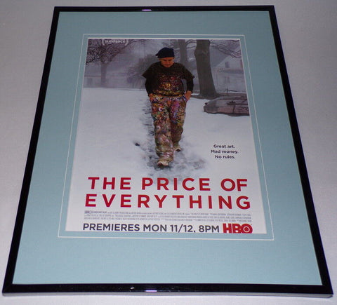 The Price of Everything 2018 HBO 11x14 Framed ORIGINAL Advertisement 