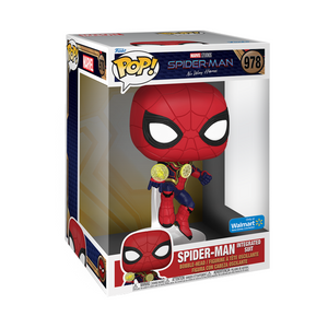 NEW SEALED 10" Funko Pop Figure JUMBO Spider-Man NWH Integrated Suit Walmart Exc