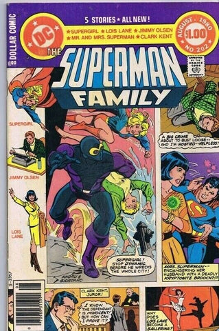 Superman Family #202 ORIGINAL Vintage 1980 DC Comics Supergirl