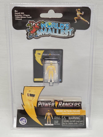 NEW SEALED Super Impulse World's Smallest Power Rangers Yellow Action Figure