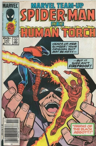 Marvel Team-Up #147 ORIGINAL Vintage 1984 Spiderman Human Torch