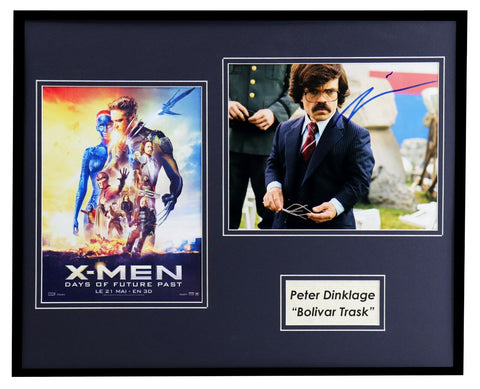 Peter Dinklage Signed Framed 16x20 Photo Display X Men Bolivar Trask