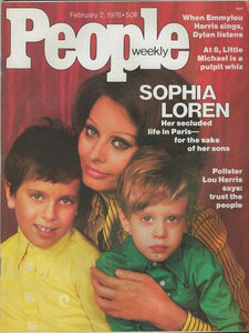 People Weekly Magazine February 2 1976 Sophia Loren