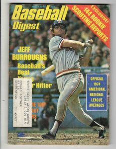 Mar 1975 Baseball Digest Magazine Jeff Burroughs Rangers