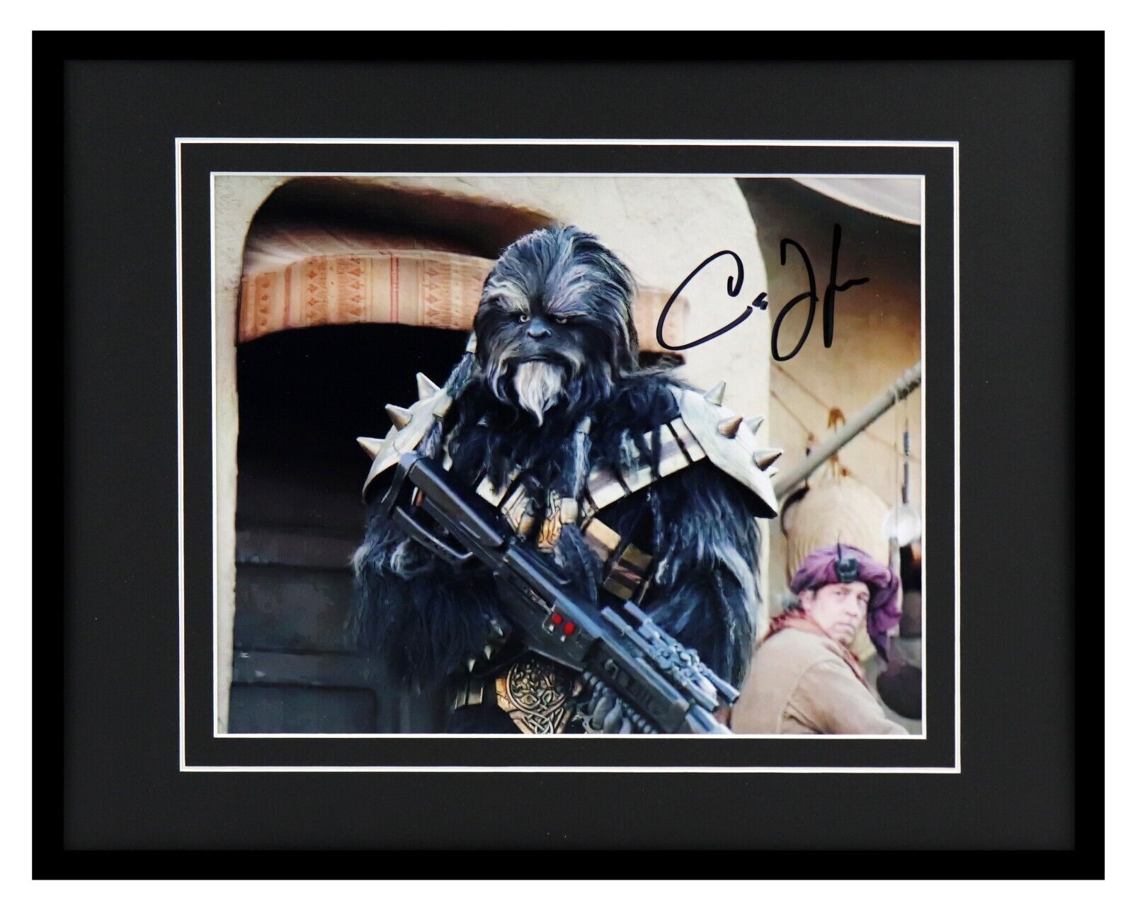 Cary Jones Signed Framed 11x14 Photo Display AW Star Wars Krrsantan