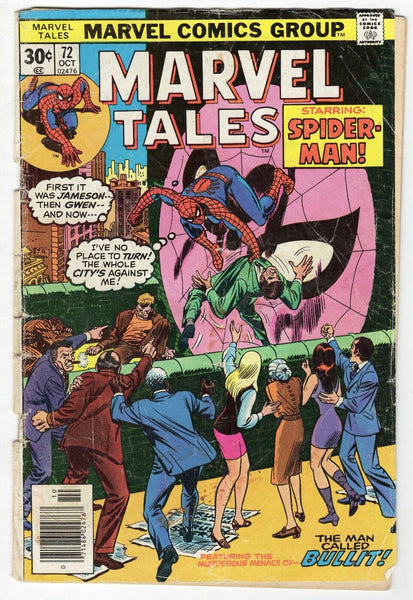 Marvel Tales #72 VINTAGE 1976 Reprints Amazing Spider-Man #91