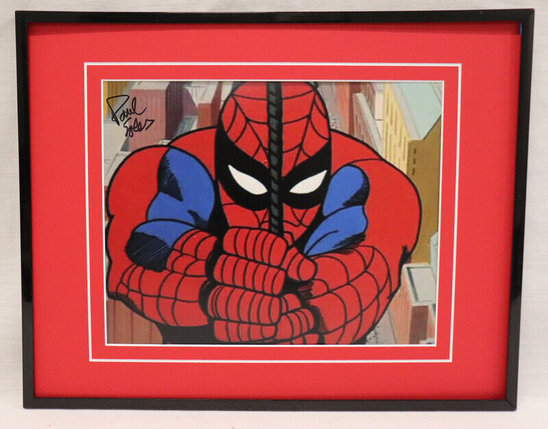 Paul Soles Signed Framed 11x14 Photo Display AW Spiderman '67 Voice