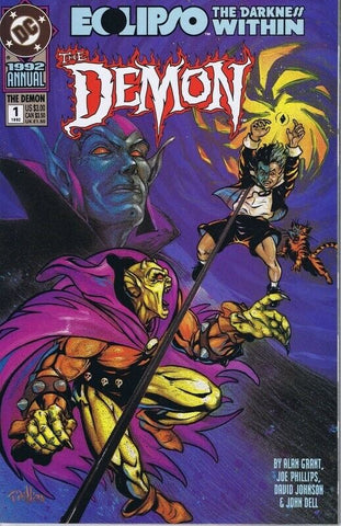 Demon Annual #1 ORIGINAL Vintage 1992 DC Comics 