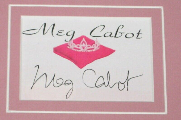 Meg Cabot Signed Framed 11x14 Photo Display JSA Princess Diaries