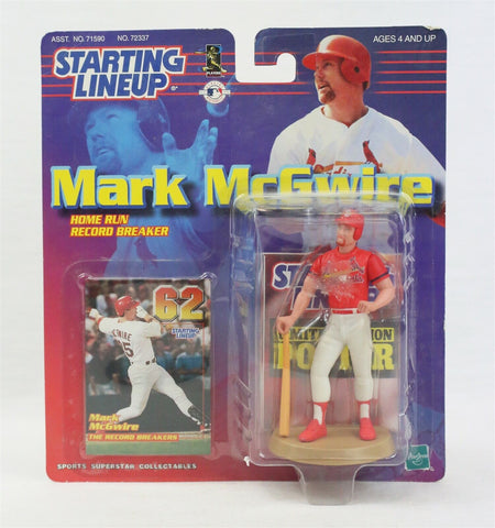 VINTAGE SEALED 1999 Starting Lineup Mark McGwire HR Record Breaker Action Figure