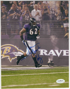 Terrence Mount Cody Signed 8x10 Photo Ravens Alabama JSA