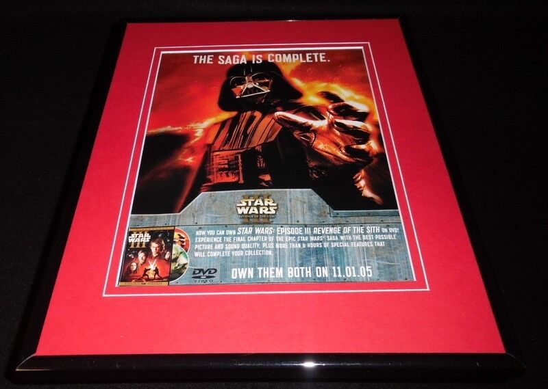 Star Wars III Revenge of the Sith 11x14 Framed ORIGINAL Advertisement 