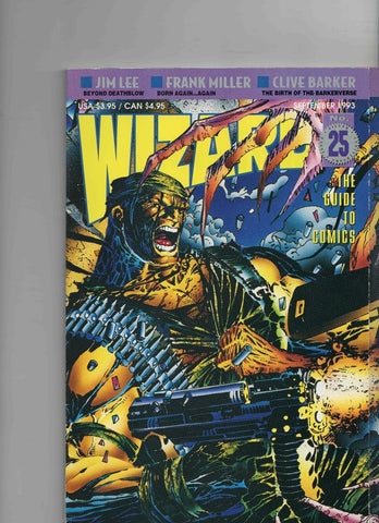 VINTAGE 1993 Wizard Magazine #25