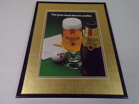 1983 Michelob Beer Framed 11x14 ORIGINAL Vintage Advertisement 