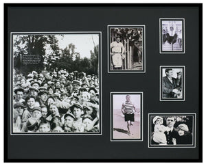 Babe Ruth 16x20 Framed New York Yankees Photo Collage Display