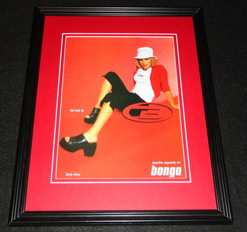 Jennifer Esposito 1999 Bongo Framed 11x14 ORIGINAL Vintage Advertisement