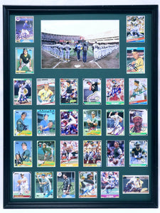 1989 Oakland A's Champs Team Signed Framed 18x24 Photo Display