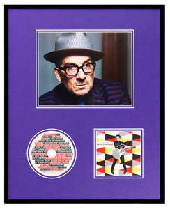 Elvis Costello Framed 16x20 CD & Photo Display