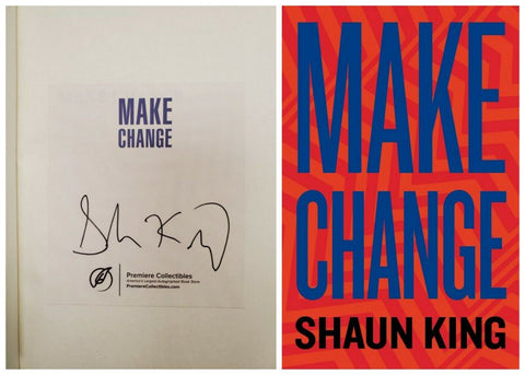 Shaun King Signed 2020 Make Change Hardcover Book PREMIERE