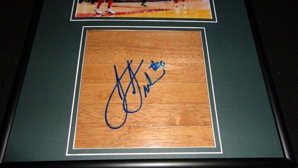 Jared Sullinger Signed Framed Floorboard & Photo Display Celtics Ohio State B