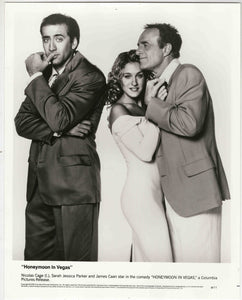 VINTAGE 1992 Honeymoon in Vegas 8x10 Press Photo Sarah Jessica Parker Nic Cage