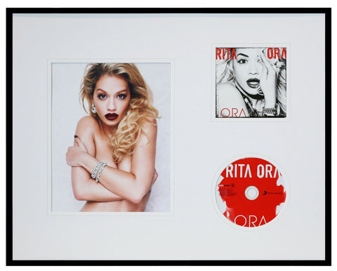 Rita Ora Framed 16x20 CD & Photo Display