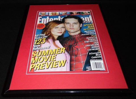 Spiderman 2 2004 Framed 11x14 ORIGINAL 2004 Entertainment Weekly Cover K Dunst