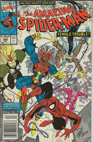 Amazing Spider-Man #340 ORIGINAL Vintage 1990 Marvel Comics 