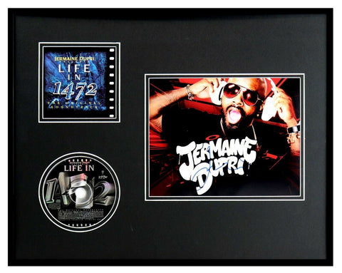 Jermaine Dupri Signed Framed 16x20 Photo & Life in 1472 CD Display AW