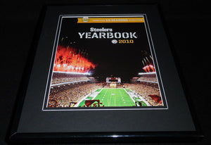 2010 Pittsburgh Steelers Framed 11x14 ORIGINAL Yearbook Cover