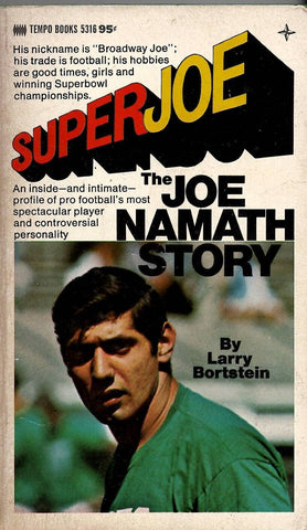 VINTAGE 1969 Tempo Superjoe The Joe Namath Story Paperback Book