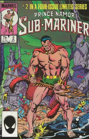 Prince Namor the Sub-Mariner #2 ORIGINAL Vintage 1984 Marvel Comics 