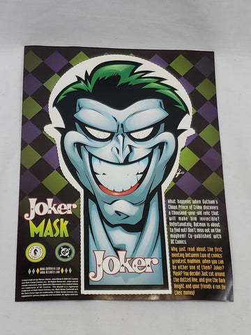 VINTAGE 2000 Joker Mask Cutout Ramon Bachs Dark Horse DC Comics