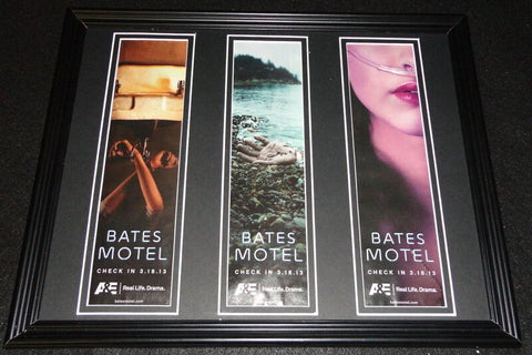 2013 Bates Motel A&E Framed 11x14 ORIGINAL Advertisement Set Display