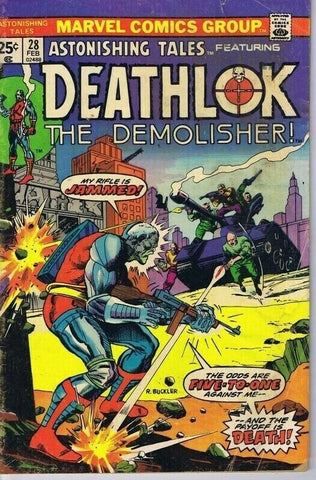 Astonishing Tales #28 ORIGINAL Vintage 1975 Marvel Comics Deathlok