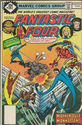 Fantastic Four #202 ORIGINAL Vintage 1979 Marvel Comics 