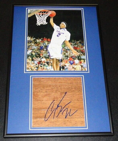 Corey Brewer DUNK Signed Framed Floorboard & Photo Display Florida