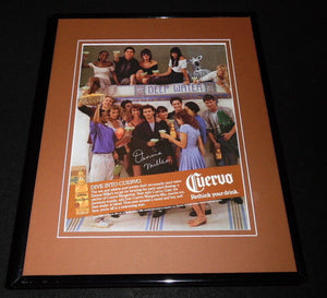 Dennis Miller 11x14 Facsimile Signed Framed 1989 Cuervo Advertising Display 