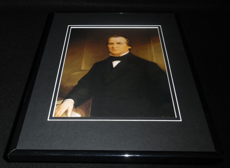 President Andrew Johnson Framed 11x14 Photo Display 