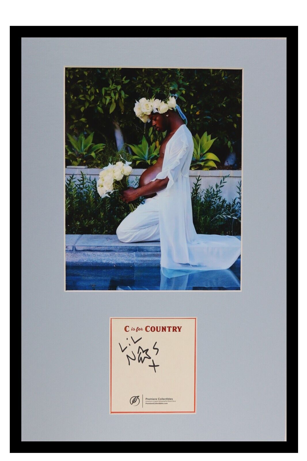 Lil Nas X Signed Framed 11x17 Photo Display PREMIERE