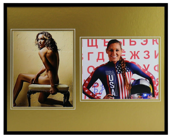 Lolo Jones Signed Framed 16x20 Photo Set AW