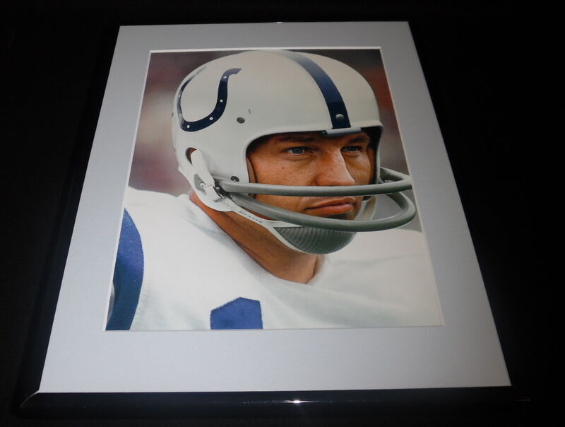 Johnny Unitas Framed 11x14 Photo Display Baltimore Colts D