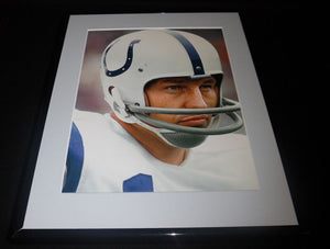 Johnny Unitas Framed 11x14 Photo Display Baltimore Colts D