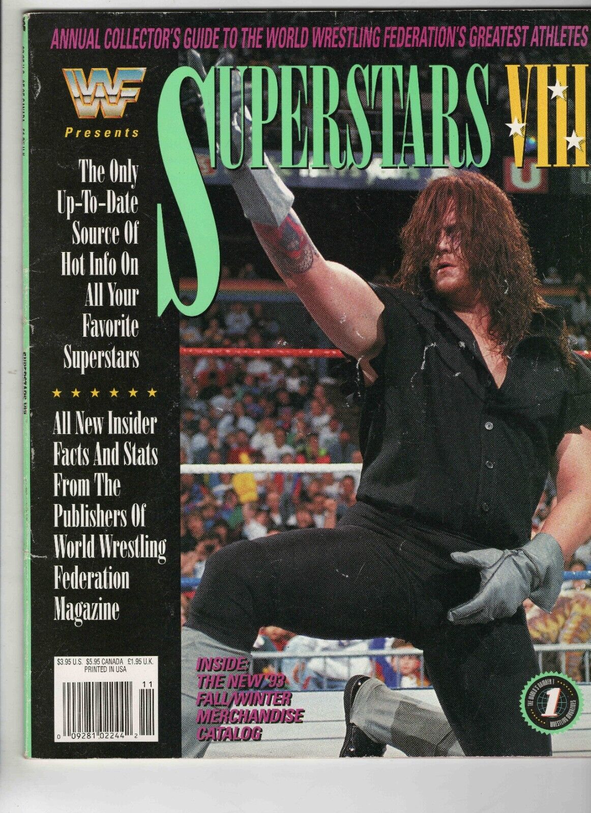 1993 WWF Superstars Magazine VIII Undertaker